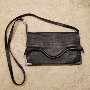 Foley & Corinna Black and Gold Crossbody